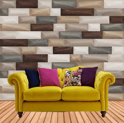 TheBlackstone Floral & Botanical Multicolor Wallpaper(228 cm x 40 cm)