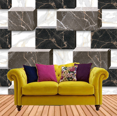 TheBlackstone Architecture Multicolor Wallpaper(245 cm x 40 cm)