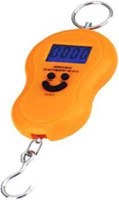 Glancing 50Kg Portable Hanging Luggage Weight Machine Digital for Weighing Household Items Weighing /106/AGl Weighing Scale(Orange)