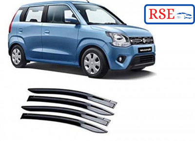 RSE For Front, Rear Wind Deflector(Tinted Maruti WagonR)
