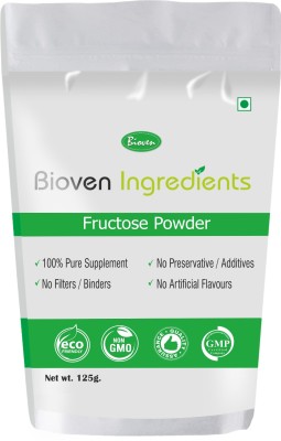 Bioven Ingredients Pure Fructose Powder,125gm Sweetener(125 g)