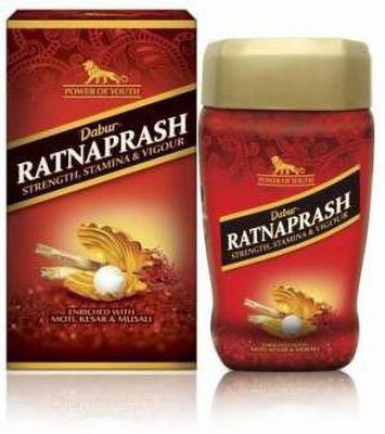 Dabur RATANPRASH 450GM ENRICHED WITH MOTI & KESAR(450 g)