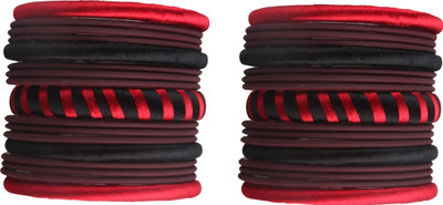 Shiv_Jewels Fabric Bangle Set(Pack of 10)