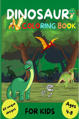Dinosaur Coloring Book for Kids(English, Paperback, Magical Publishing)