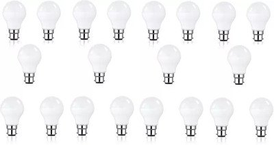 Dhija 9 W Basic Round B22 LED Bulb(White, Pack of 20)