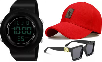 GoodFeel Solid Sports/Regular Cap Cap(Pack of 3)