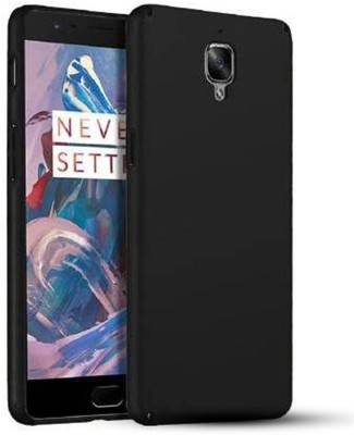 Stunny Back Cover for OnePlus 3, One Plus 3 Mobile covers, Camera protection(Black, Shock Proof, Silicon, Pack of: 1)