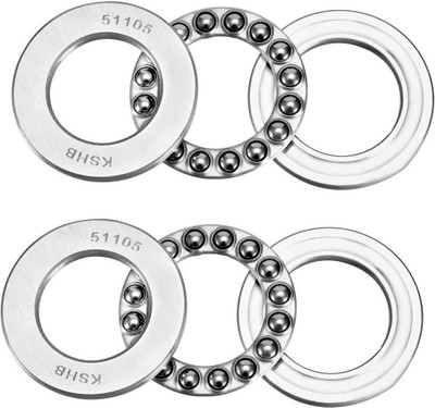 INVENTO 2Pcs 51105 25mm Axial Thrust Ball Bearing 25x42x11mm Single Direction carbon steel ball bearing Wheel Bearing