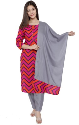 Hey Krishna Fashion Women Kurti Pant Dupatta Set