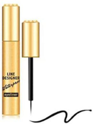 tanvi27 WATERPROOF LINE DESIGNER LONG LASTING LIQUID EYELINER FOR ALL SKIN TONE 8 ml(BLACK)