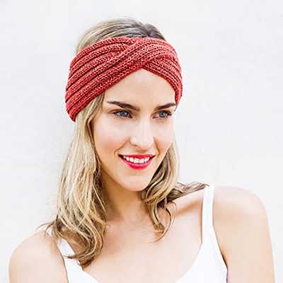 MOMISY Wool-HB-Striped-Red Head Band(Red)