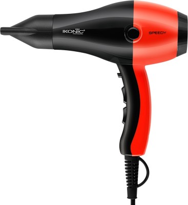 Ikonic Professional 8904231002838 Hair Dryer(2000 W, Black & Red)