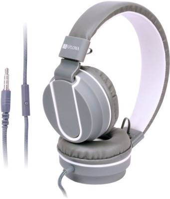 Laploma Trane On Ear Wired Headphone with Mic in-line Remote Wired Headset