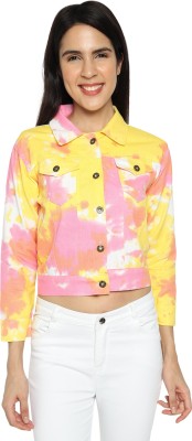 Nios Fashion 3/4th Sleeve Dyed/Ombre Girls Jacket