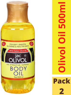Jac Olivol Olivol Premium Massage Body Oil 500ml *2=(1000 ml)