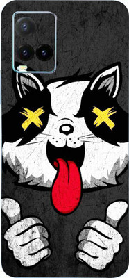 AsSkin vivo y33t Mobile Skin(Ultra Super Crazy Cat Skin With High Matte Finish.,Skin)
