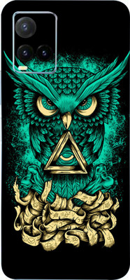 AsSkin vivo y33t Mobile Skin(Ultra Super Angry Owl With High Matte Finish.,Skin)