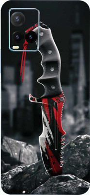 Jeeva Creation Vivo Y33 Mobile Skin(Ultra Super Killer Knife Skin With High Matte Finish.)