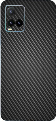 AsSkin vivo y33t Mobile Skin(Ultra Super Black CF Skin With High Matte Finish.,Skin)