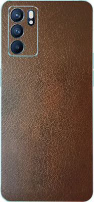 AsSkin OPPO Reno 6Pro, oppo Reno 6 Pro Mobile Skin(Ultra Super Brown Leather With High Matte Finish.)