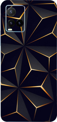 AsSkin vivo y33t Mobile Skin(Ultra Super Black Abstract With High Matte Finish.,Skin)