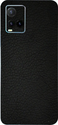Jeeva Creation Vivo Y33 Mobile Skin(Ultra Super Black Leather Skin With High Matte Finish.)