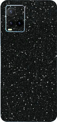 Jeeva Creation Vivo Y33 Mobile Skin(Ultra Super Black Gliter Skin With High Matte Finish.)