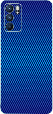 AsSkin OPPO Reno 6Pro, oppo Reno 6 Pro Mobile Skin(Ultra Super Blue Carbon Fiber With High Matte Finish.)