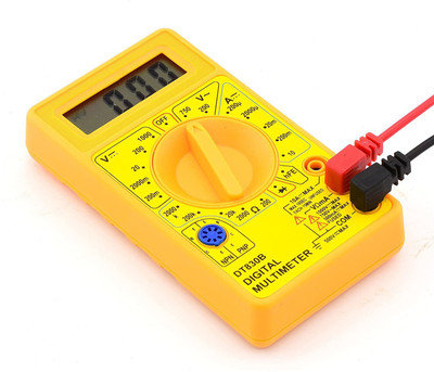 SG Flash DT830D LCD Disply Digital Multi-meter Digital Multimeter Digital Multimeter(Yellow 2000 Counts)