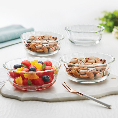 BOROSIL IY22CUP4304 Baking Dish(Pack of 4, Microwave Safe)