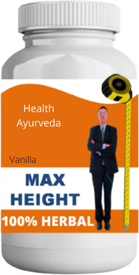 Health Ayurveda Max Height Vanilla Flavor pack of 1 Nutrition Bars(0.1 kg, Vanilla)