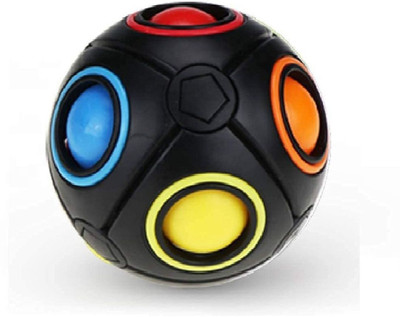 prisma collection Magic Rainbow Ball Goti Fidget Brainteaser Puzzle Cube Toy for Kids and Adults (Multi Color)(1 Pieces)