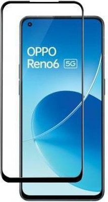 SMARTCASE Edge To Edge Tempered Glass for OPPO RENO6 5G(Pack of 1)