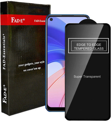 FAD-E Edge To Edge Tempered Glass for OPPO A55, OPPO A54, OPPO A53, Realme 7i, Realme 8i, Realme 9i(Pack of 1)