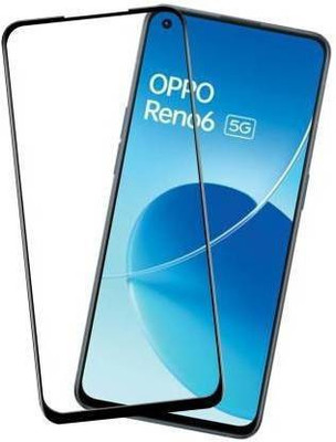SMARTCASE Edge To Edge Tempered Glass for OPPO RENO6 5G(Pack of 1)