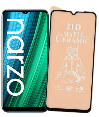 REDDWARF Edge To Edge Tempered Glass for realme narzo 50A(Pack of 1)