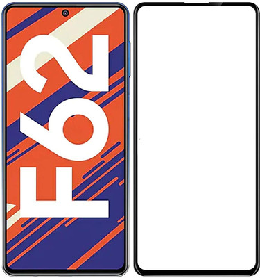 MaxR Edge To Edge Tempered Glass for Samsung Galaxy F62, Samsung Galaxy M62(Pack of 1)