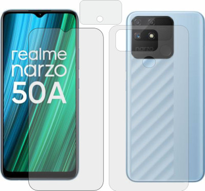 Clickbit Front and Back Screen Guard for REALME NARZO 50A(Pack of 3)