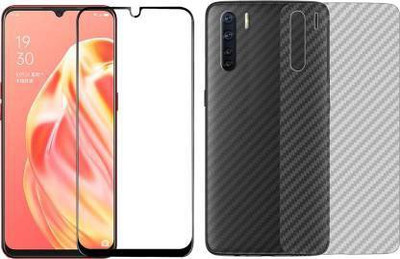 PONDRIK Front and Back Screen Guard for Oppo F15(Pack of 2)