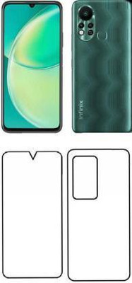 SOLIVAGANT Front and Back Tempered Glass for Infinix Hot 11(Pack of 2)