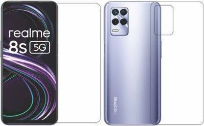 SOLIVAGANT Front and Back Tempered Glass for Realme 8s(Pack of 2)
