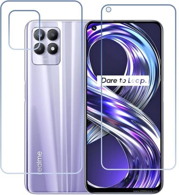 FIRST IMPRESSION Front and Back Tempered Glass for Realme 8i(Pack of 2)