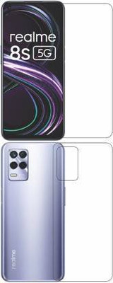 PR SMART Front and Back Tempered Glass for Realme 8S(Pack of 2)