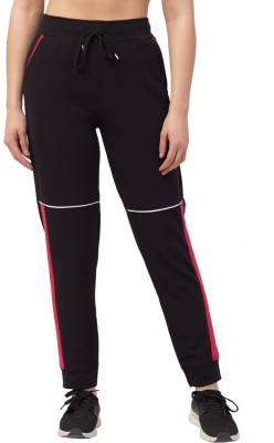 Bluecon Solid Women Black Track Pants