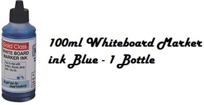 GoldClass 100ml Whiteboard Marker ink Blue - 1 Bottle Stamp Pad Ink(100 ml)