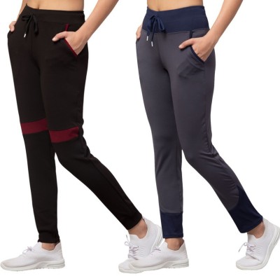 Bluecon Colorblock Women Multicolor Track Pants