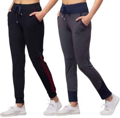 Bluecon Colorblock Women Multicolor Track Pants