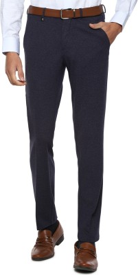 VAN HEUSEN Skinny Fit Men Dark Blue Trousers