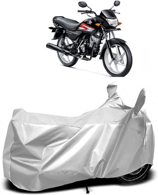 AutoKick Two Wheeler Cover for Hero(CD Dawn, Silver)