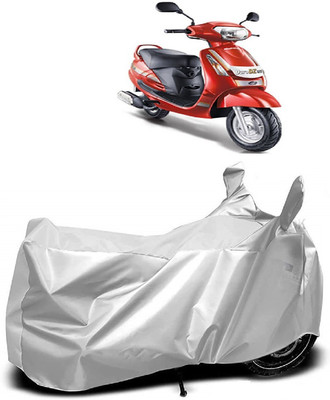 AutoKick Two Wheeler Cover for Mahindra(Duro, Silver)
